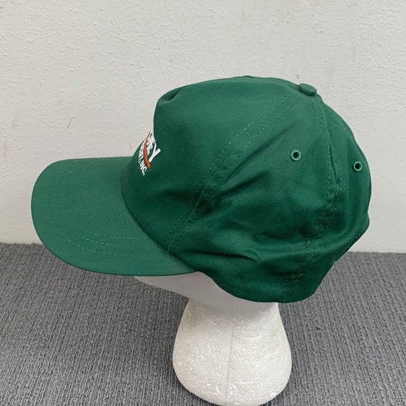 Vintage Fruchey Snapback Hat Mens OSFA Green Baseball Cap P Caps Made in USA - Picture 6 of 13
